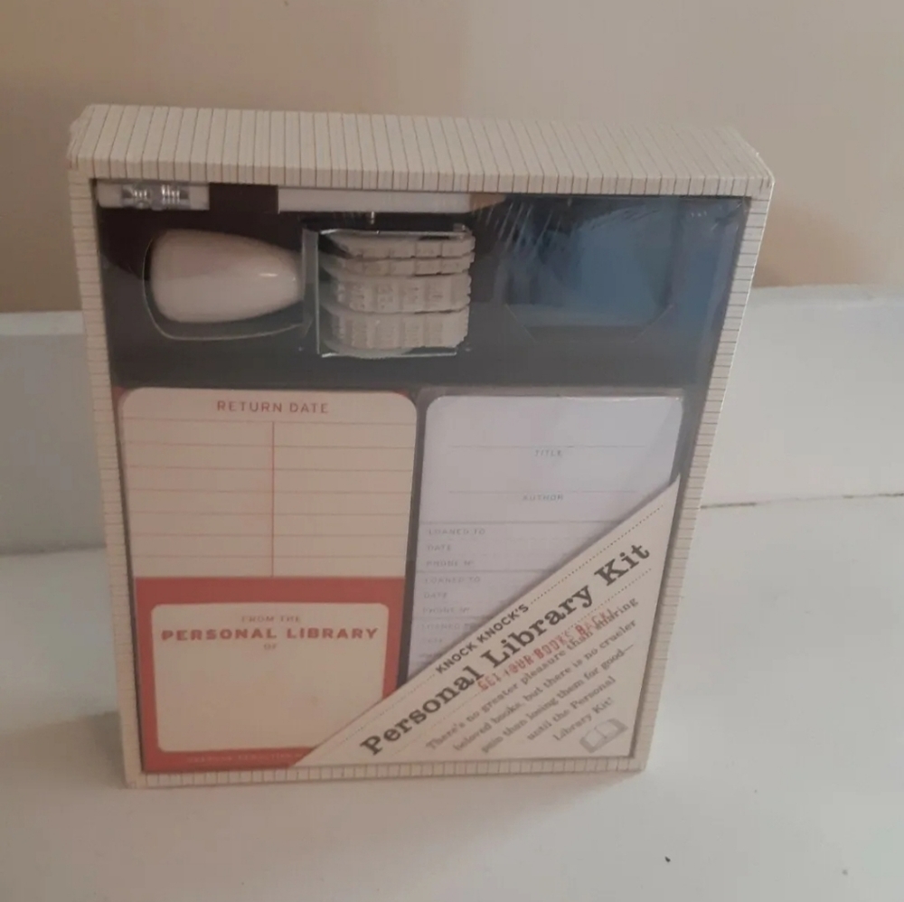 New Knock Knock's Personal Library Kit